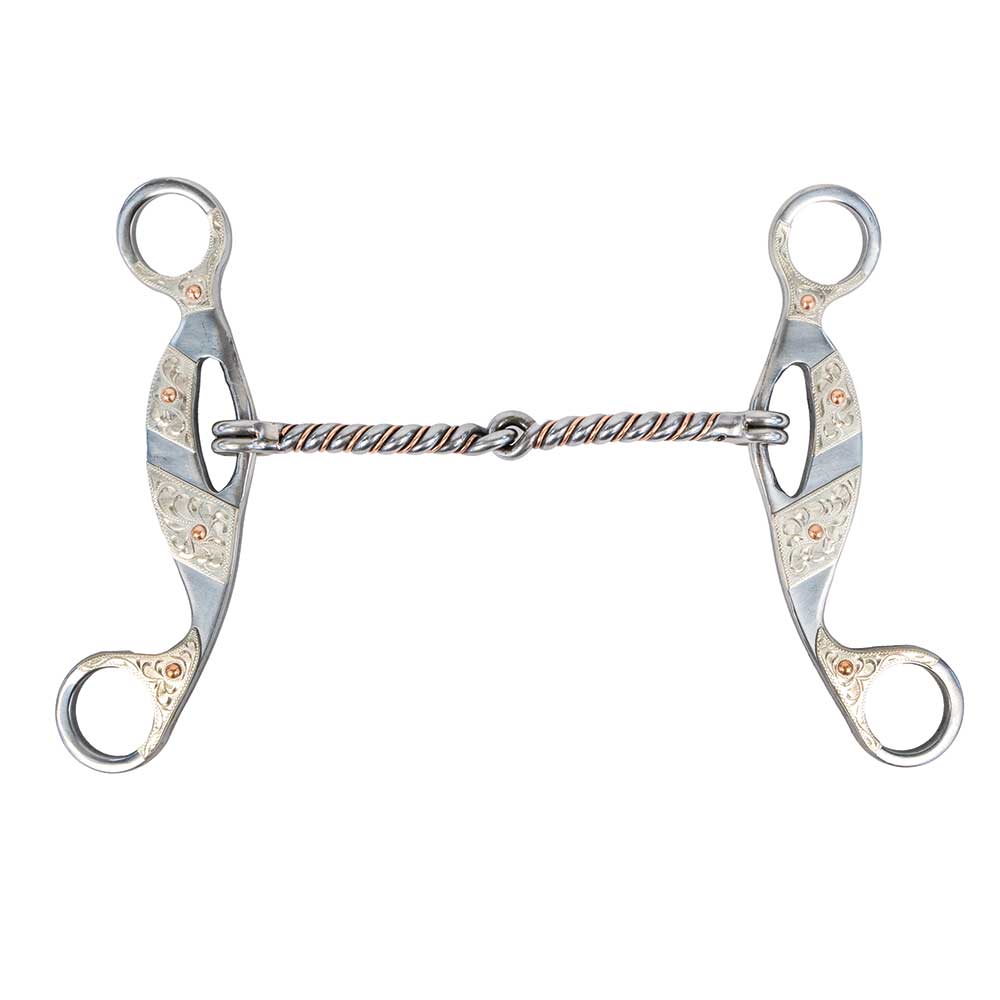 Copper Twisted Snaffle Gag Bit Tack - Bits, Spurs & Curbs - Bits Formay   