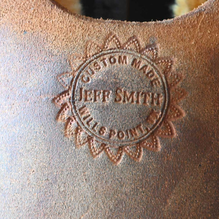15" USED JEFF SMITH ROPING SADDLE Saddles - Used Jeff Smith