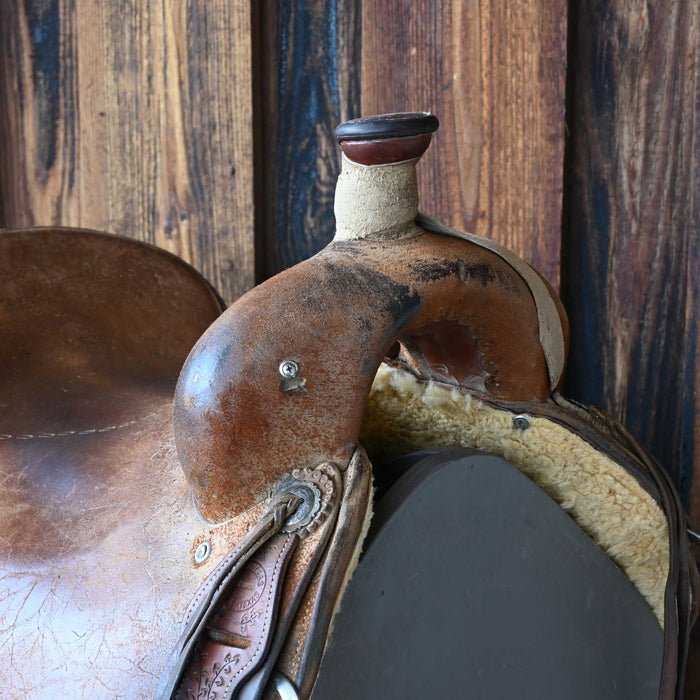 16.5" USED TAD SANDERS RANCH SADDLE