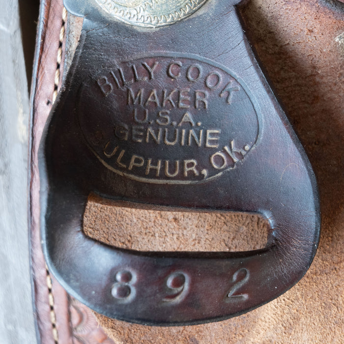 12" USED BILLY COOK BARREL SADDLE