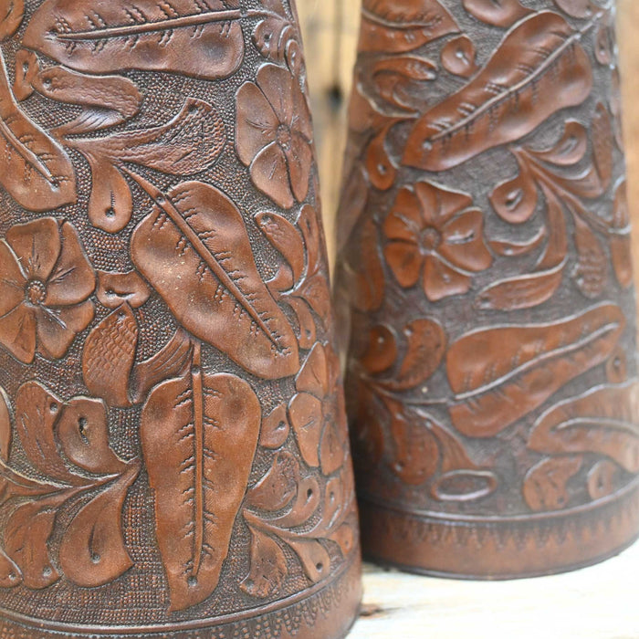 George Lawrence Leather Cowboy Cuffs