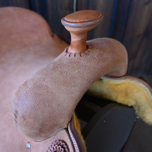 15.5" JEFF SMITH RANCH CUTTER SADDLE Saddles Jeff Smith