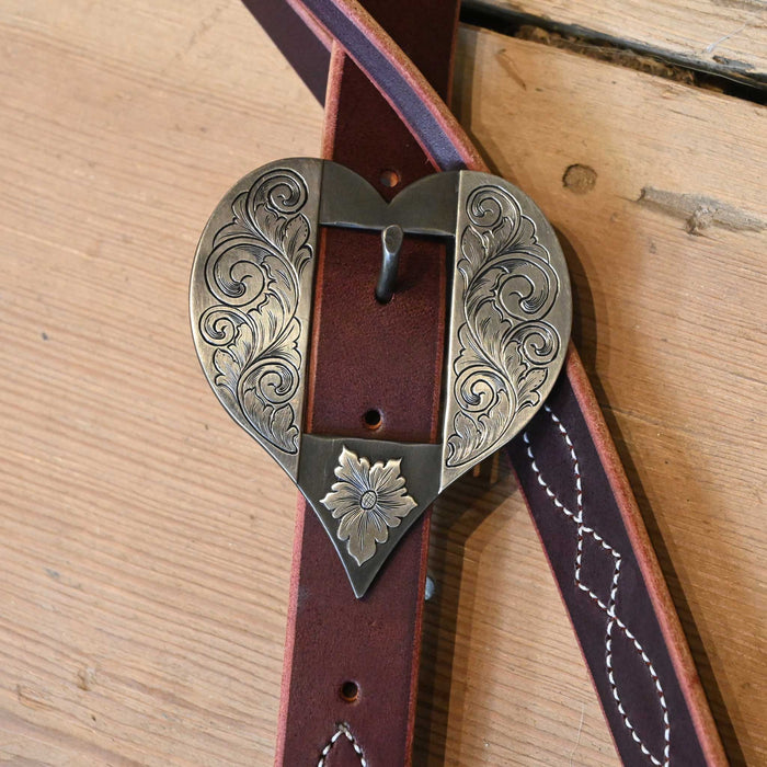 Ross Bullinger 1" Split Ear Headstall w/ T. Rankin Buckle