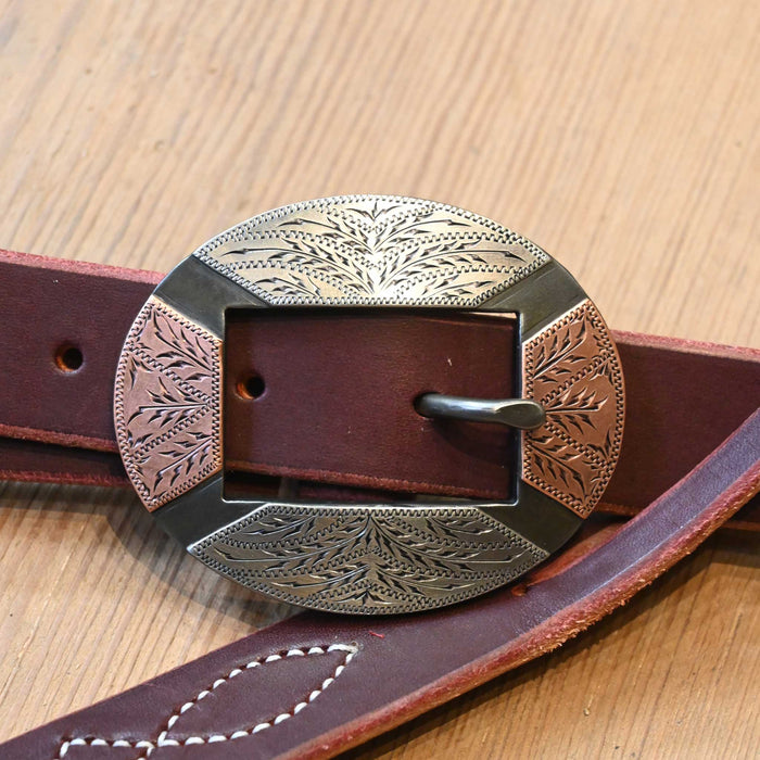 Ross Bullinger 1" Split Ear Headstall w/ T. Rankin Buckle