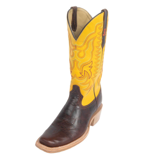 R Watson Men's Pecan Cowhide Western Boot MEN - Footwear - Western Boots R Watson