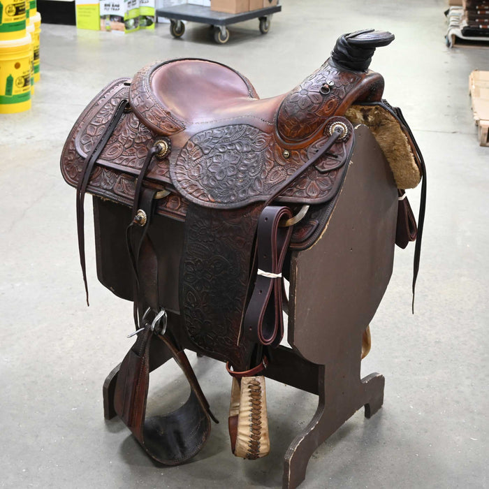 15.5" USED ED CHAMPMAN RANCH SADDLE