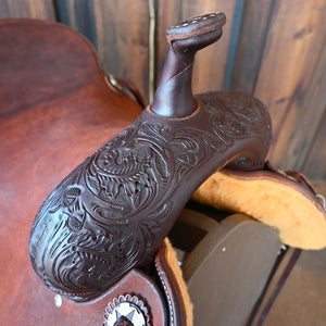 16.5" JEFF SMITH CUTTING SADDLE Saddles Jeff Smith