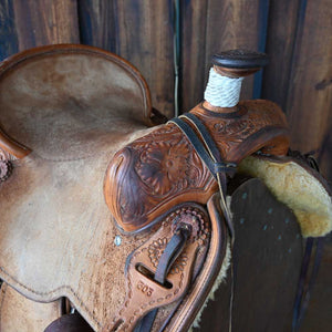 15.5" USED BOBBY BURNS RANCH SADDLE Saddles Bobby Burns   