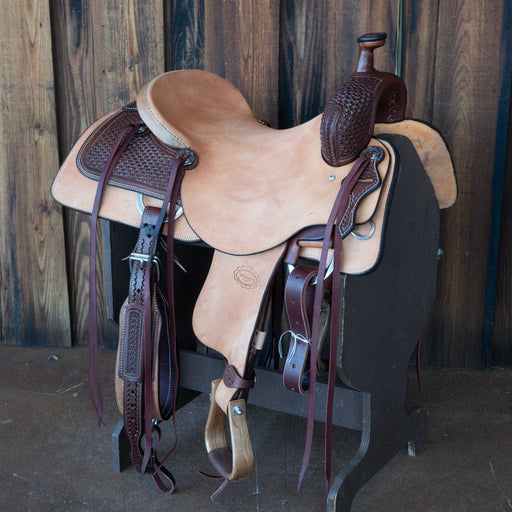 17" TESKEY'S RANCH CUTTER SADDLE Saddles - New Teskey's Saddlery