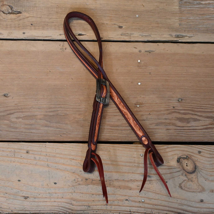 Ross Bullinger 3/4" Split Ear Headstall w/ C.R.E. Buckle