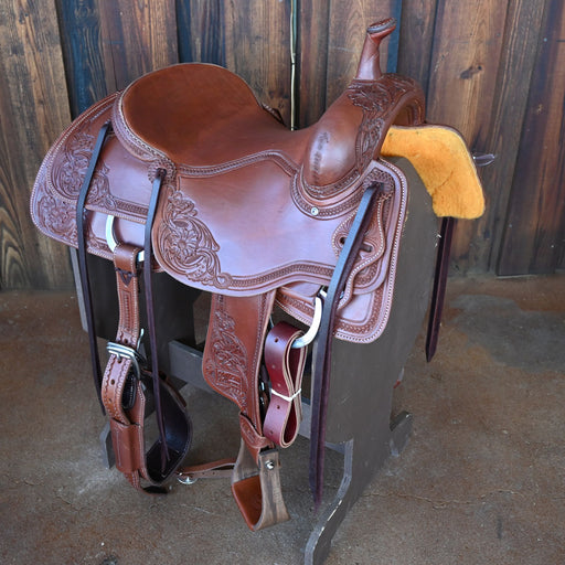 16.5" JEFF SMITH BUSTER WELCH CUTTING SADDLE Saddles - New Jeff Smith