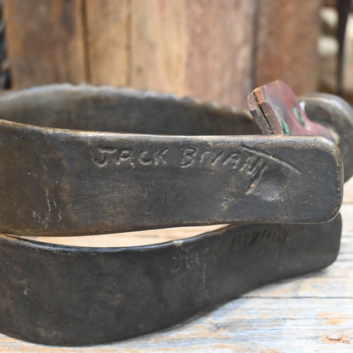 Vintage Jack Bryant Stirrups w/Red Jasper Stones