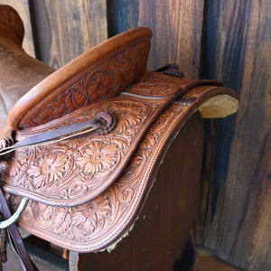 15.5" USED BOBBY BURNS RANCH SADDLE Saddles Bobby Burns   