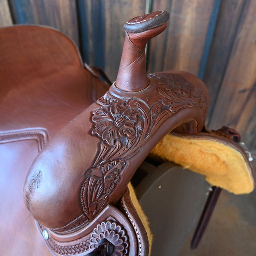 16.5" JEFF SMITH BUSTER WELCH CUTTING SADDLE Saddles - New Jeff Smith