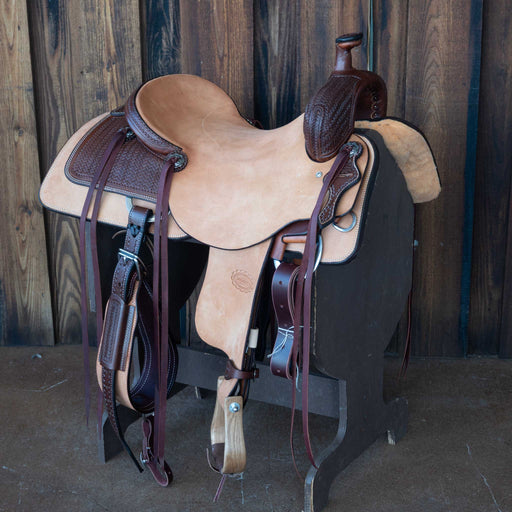 17" TESKEY'S RANCH CUTTER SADDLE Saddles - New Teskey's Saddlery