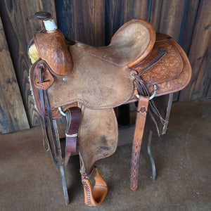 15.5" USED BOBBY BURNS RANCH SADDLE Saddles Bobby Burns   