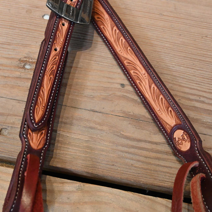 Ross Bullinger 3/4" Split Ear Headstall w/ C.R.E. Buckle