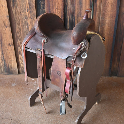 13.5" USED JEFF SMITH TAMI SEMAS BARREL SADDLE Saddles - Used Jeff Smith
