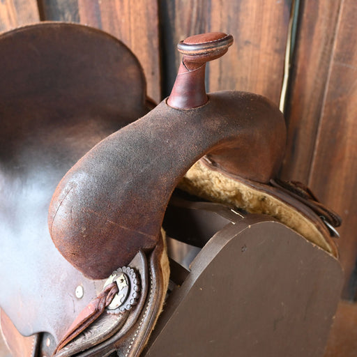 13.5" USED JEFF SMITH TAMI SEMAS BARREL SADDLE Saddles - Used Jeff Smith