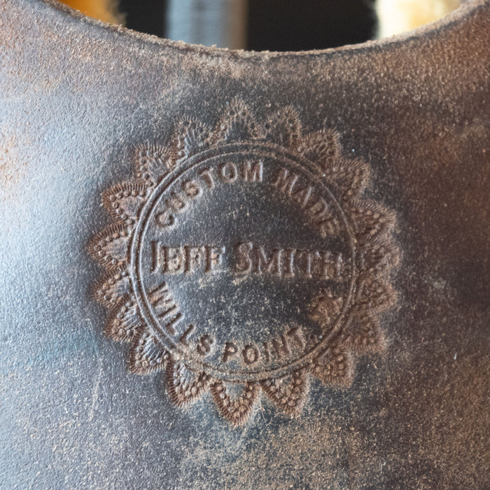 16" USED JEFF SMITH CUTTING SADDLE