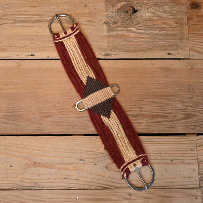 Rafter R 28" Burgundy Mohair Cinch