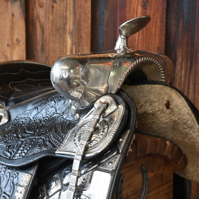 Antique Ted Flowers Parade Saddle