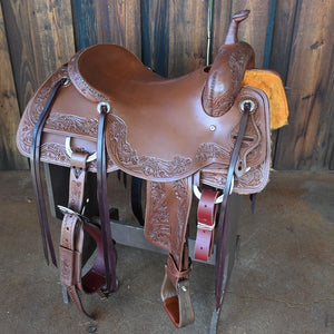 16.5" JEFF SMITH CUTTING SADDLE Saddles Jeff Smith