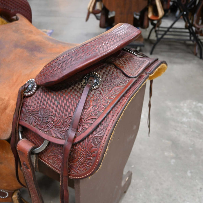 16" USED HR RANCH CUTTER SADDLE