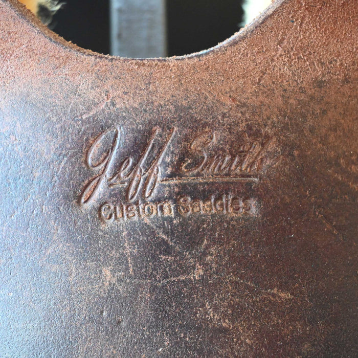 16" USED JEFF SMITH RANCH CUTTER SADDLE