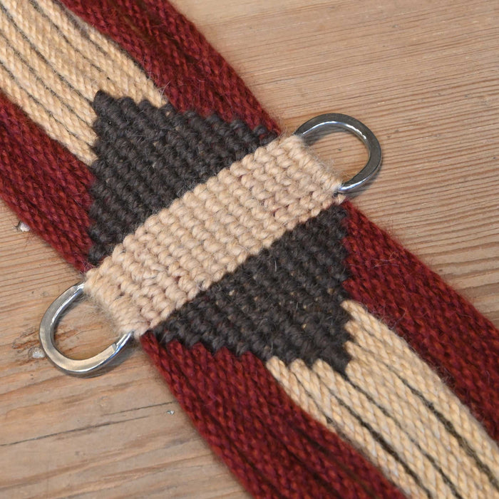 Rafter R 28" Burgundy Mohair Cinch