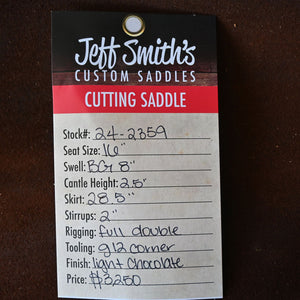 16" JEFF SMITH CUTTING SADDLE Saddles Jeff Smith