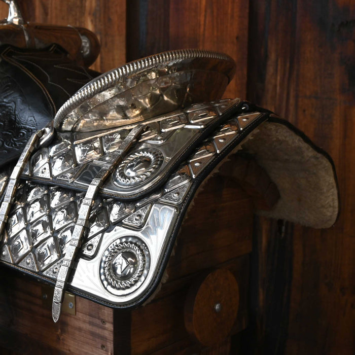 Antique Ted Flowers Parade Saddle