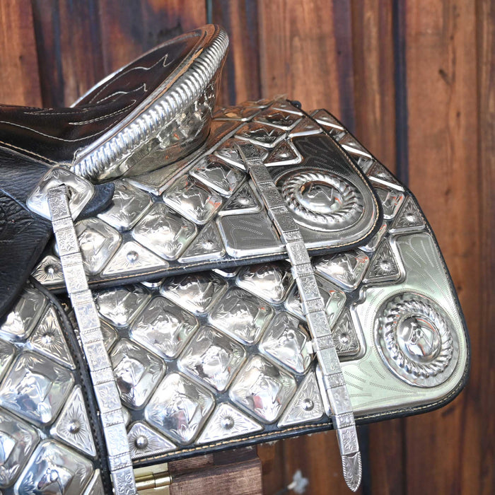 Antique Ted Flowers Parade Saddle