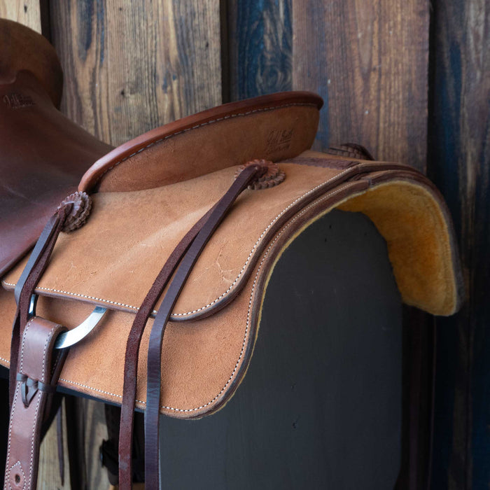 17" USED JEFF SMITH RANCH CUTTER SADDLE
