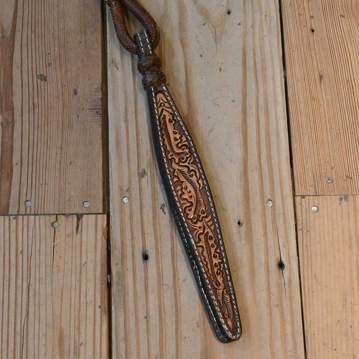 Hand Braided 110" Rawhide Romel Reins