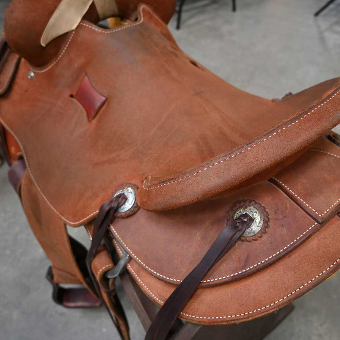 16" USED MARTIN RANCH SADDLE Saddles - Used Martin Saddlery