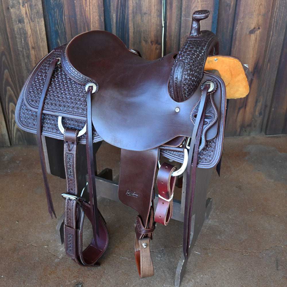 16" JEFF SMITH RANCH CUTTER SADDLE Saddles Jeff Smith