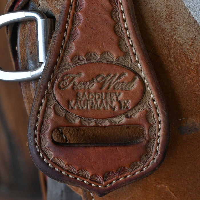 14.5" USED TRENT WARD RANCH SADDLE Saddles - Used Trent Ward