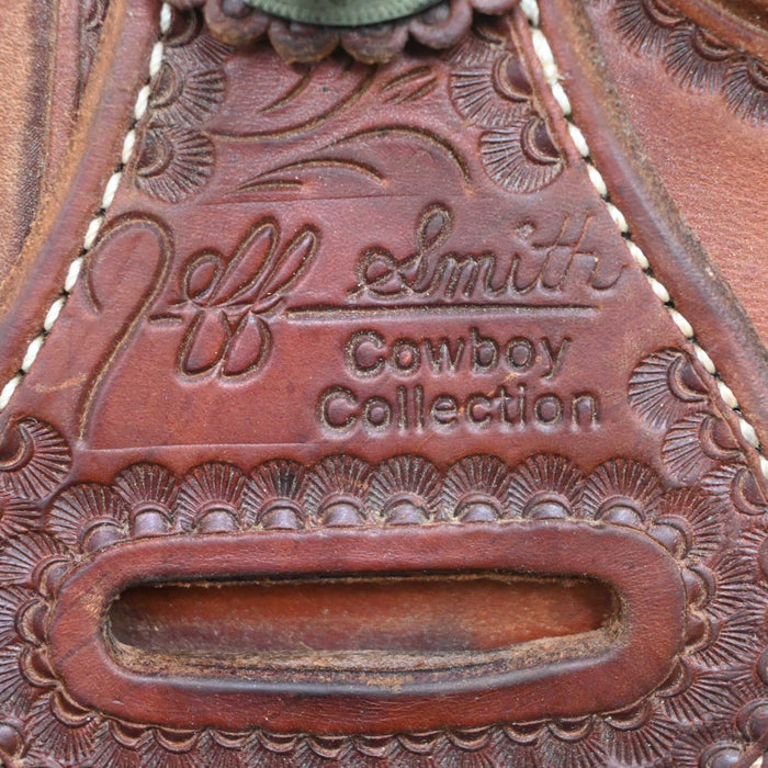 17" USED JEFF SMITH CUTTING SADDLE