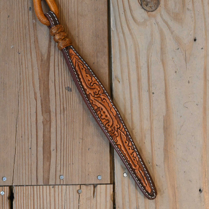 Hand Braided 110" Rawhide Romel Reins