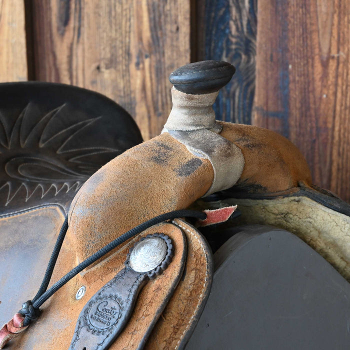 14.5" USED COATS CALF ROPING SADDLE