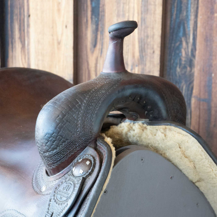 16.5" USED J & S CUTTING SADDLE Saddles - Used J&S Saddlery