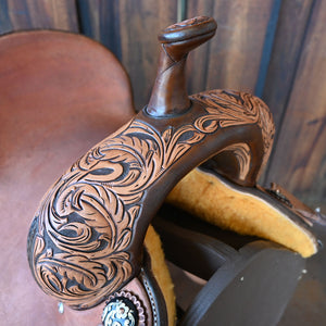 13" DEMO JEFF SMITH BARREL SADDLE Saddles Jeff Smith