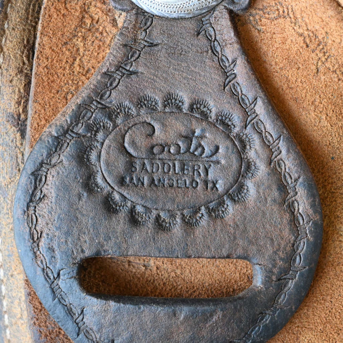 14.5" USED COATS CALF ROPING SADDLE