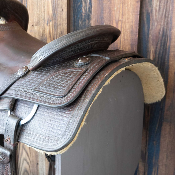 16.5" USED J & S CUTTING SADDLE Saddles - Used J&S Saddlery