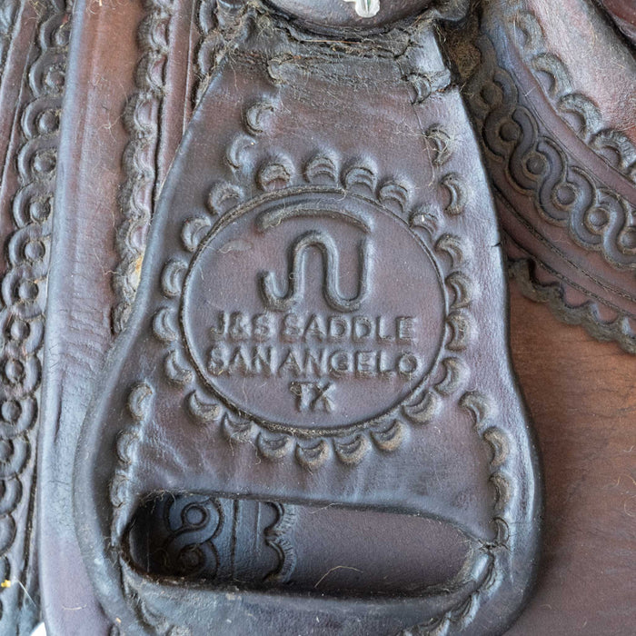 16.5" USED J & S CUTTING SADDLE Saddles - Used J&S Saddlery