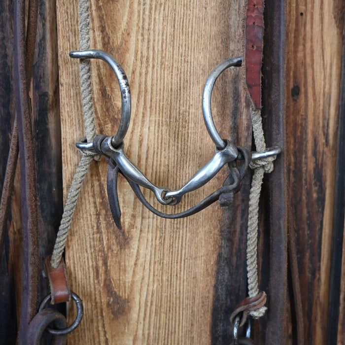 Sliding Gag Snaffle Bridle Rig w/Split Reins