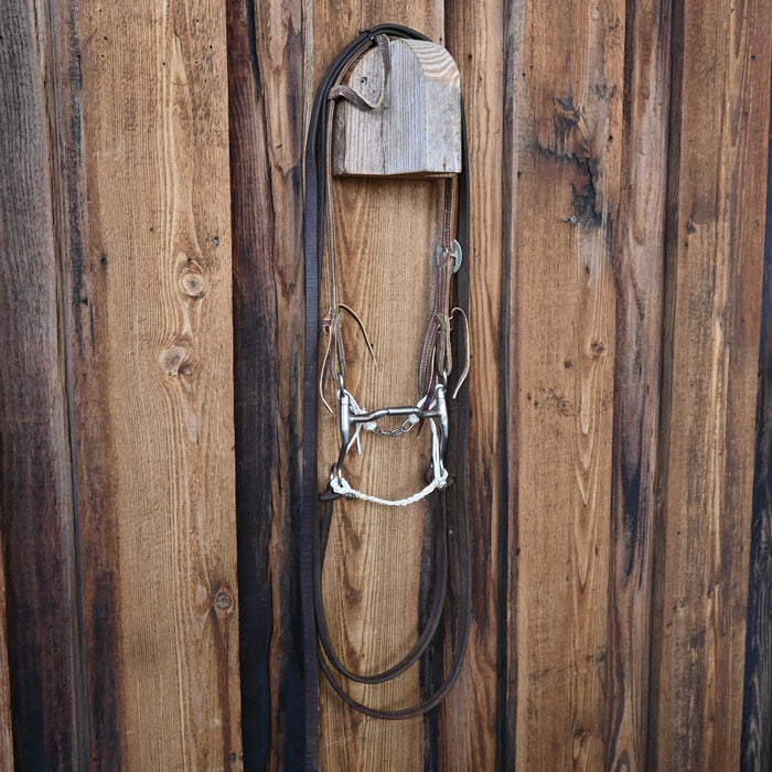 Toklat Myler Low Locking Hinge Bridle Rig w/Single Ear Headstall