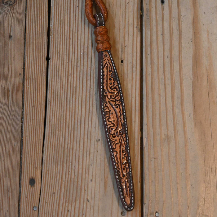Hand Braided 110" Rawhide Romel Reins
