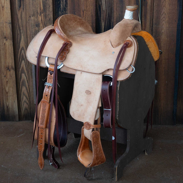 15" TESKEY'S TEAM ROPING SADDLE
